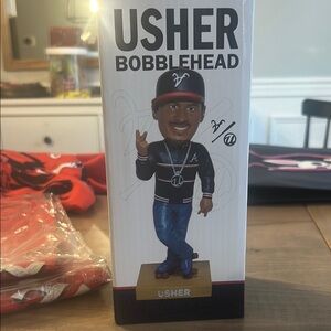 Atlanta Braves Usher Bobblehead- new, unused